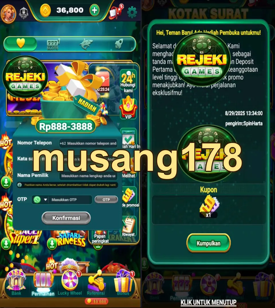 musang178 Tangkapan Layar - APK Resmi